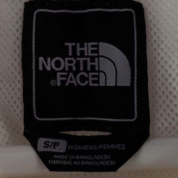 The North Face Jacket Womens Small White Hooded Hyvent Light Weight - Picture 4 of 16